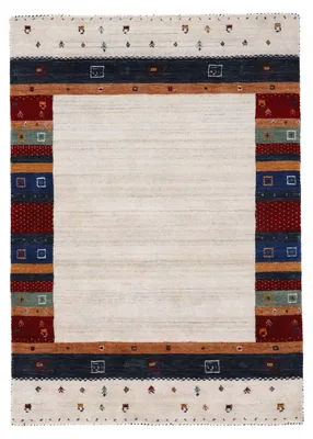Produktbild von Wollteppich Gabbeh Nura 140x200 cm Beige