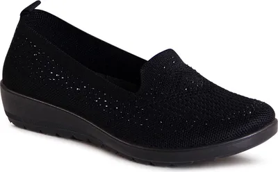 Produktbild von topschuhe24 3077 Damen Glitzer Halbschuhe Light Slipper, Farbe:Schwarz, Größe:37 EU