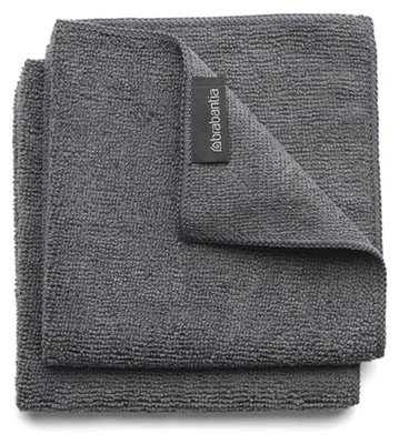 Produktbild von Brabantia Sinkside Mikrofaser Tücher 30X30 Cm 2 Stück Grau