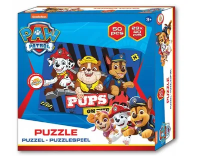 Obrázok produktu pre Puzzle Labková patrola - Pups On The Go! - 50 ks