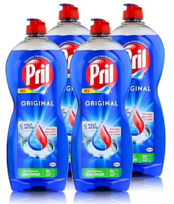 Produktbild von Pril Spülmittel Original 675ml - Hohe Fettlösekraft (4er Pack)