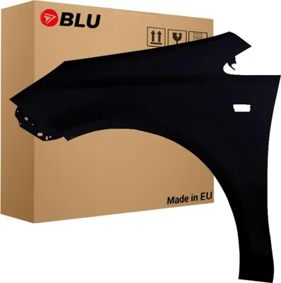 Immagine prodotto di BLU Parafango compatibile con Opel Corsa D Z20R Sinistra Schwarz SaphirSchwarz | 2006-2014 | Anteriore | Verniciato | Pronto per il montaggio | Zincato