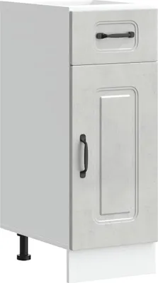 Produktbild von "Winteraktion" Küchenunterschrank Kalmar Betongrau Holzwerkstoff - Küchenschränke CC21938