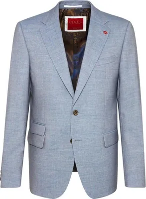 Produktbild von Digel Herren Sakko in klassischem Blazer-Stil, Farbe Blau, mit Knopfverschluss