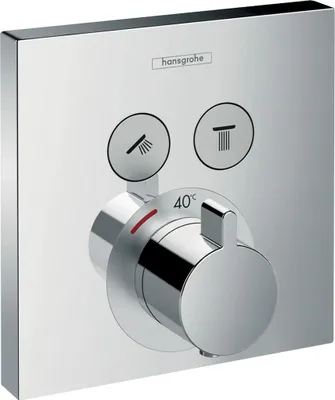 Obrázek produktu pro hansgrohe ShowerSelect termostat pod omítku pro 2 spotřebiče, chrom, 1 ks.