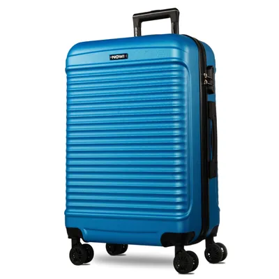 Produktbild von NOWI Las Palmas Koffer L – 59L Ultraleicht-Koffer, Mittelgroßer Hartschalenkoffer mit 8 Rollen 360° drehbar, Schalenkoffer mit Rollen (blau, L)