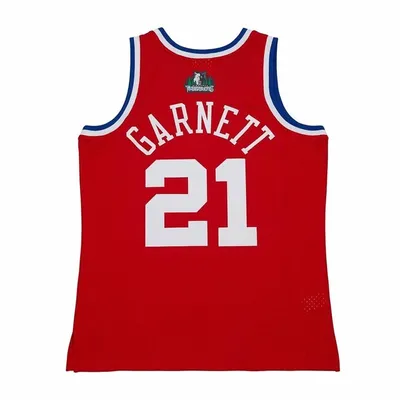 Produktbild von Basketballtrikot von Mitchell & Ness, All Star West, Nummer 21, Kevin Garnett, Swingman-Modell, rot - Größe M