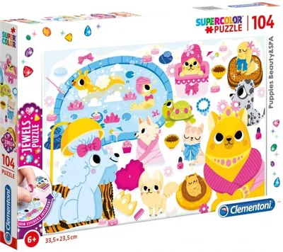 Produktbild von Clementoni Puzzle 104el mit Welpen Schönheit & SPA 20167