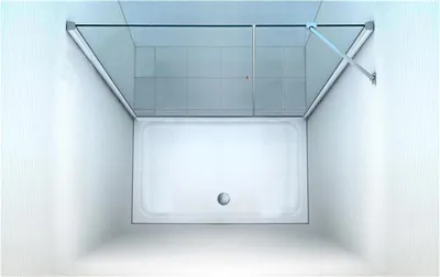 Productafbeelding van Glaszentrum Hagen Hades Douchedeur 175x195 cm 8mm - Helder glas