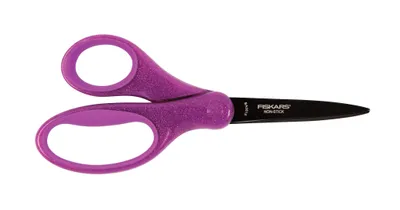 Image de Ciseaux pour enfants Fiskars scintillants lilas 18 cm
