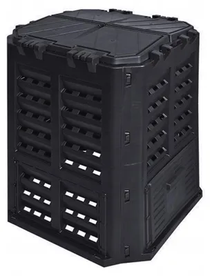 Productafbeelding van Meerkompartimenten Composter 360L, Zwart - Skrz N2246