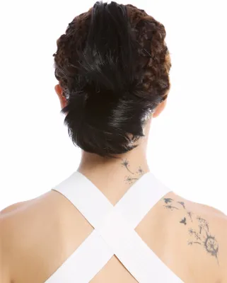 Produktbild von WIG ME UP Zopf Pferdeschwanz kurz gewellt Schwarz 506-V-1