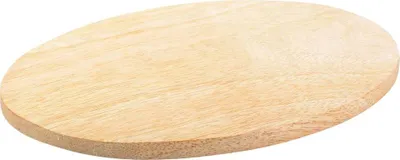 Produktbild von Teller Naturholz Oval 13,5x10cm Untersetzer Tischdekoration Untertasse Echtholz