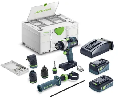 Produktbild von Festool Akku-Schlagbohrschrauber QUADRIVE TPC 18/4 5,0/4,0 I-Set/XL