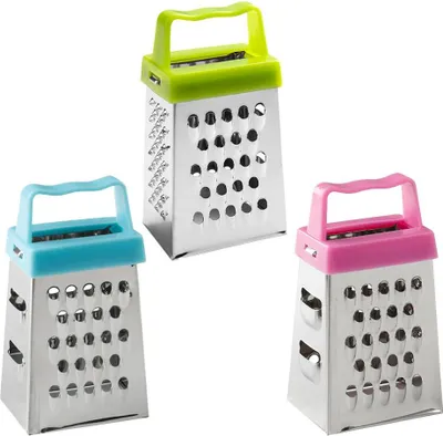 Produktbild von 1. Unsere Mini-Boxreibe ist aus Edelstahl gefertigt.