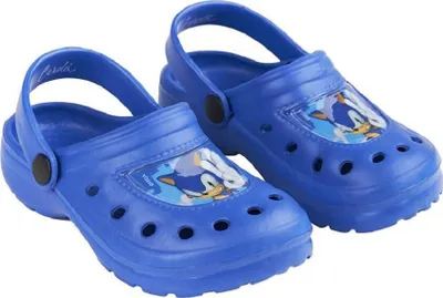 Produktbild von Sonic Clogs Komfortable und leichte Schuhe für Kinder ideal für Zuhause 26/27 Blau