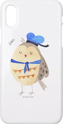 Produktbild von Mr. & Mrs. Panda Iphone 10 Handyhülle Eule Matrose - Weiß - Geschenk, Deko, Freundin, Cover, Owl, X, Handy, Hochzeitstag, Hülle, Ehe