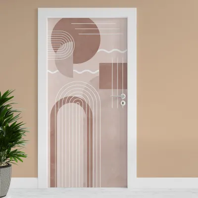Produktbild von Türfolie "Regenbogen" 90x200cm Türposter Deko Aufkleber Folie Tapete TF02-09
