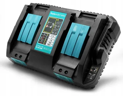 Doppelladegerät 4 A für Makita 7,2–18 V Li-Ion Akkus