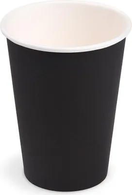 Obrázok produktu pre Čierny papierový pohár 240 ml 10 kusov.