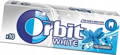 Obrázok produktu pre Žuvačka Orbit White Freshmint, 10 kusov