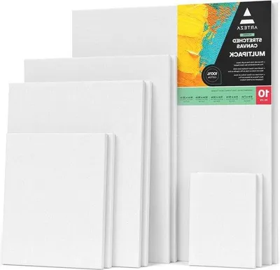 Obrázek produktu pro Sada na malování na plátno, 10 kusů, různé velikosti, velká