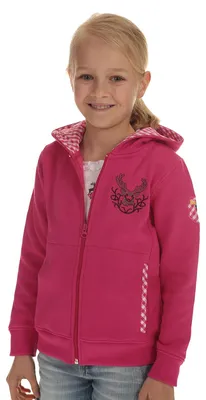 Productafbeelding van Isar-Trachten kinderjas, traditionele jas voor meisjes, roze, hooded sweater voor kinderen