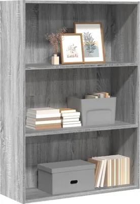 Produktbild von Möbel Bücherregal Grau Sonoma 80x30x114 cm Holzwerkstoff 857936