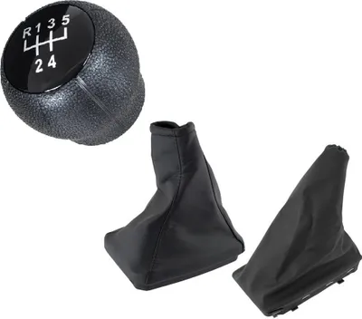 Produktbild von Schaltknauf Knauf 5-Gang Schaltmanschette Manschette + Rahmen + Bezug