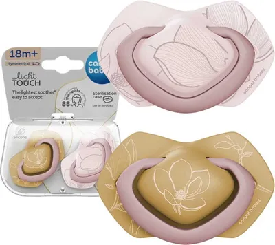 Produktbild von Canpol Babies Symmetrische Silikon Brustwarze Light Touch 18m+