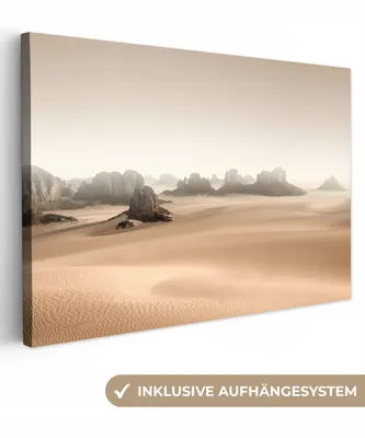 Zdjęcie produktu dla OneMillionCanvasses® - Obrazy na płótnie - 150x100 cm, Pustynia - Skały - Natura - Piasek, Dekoracja ścienna - Zdjęcie na płótnie - Obraz na drewnianej ramie