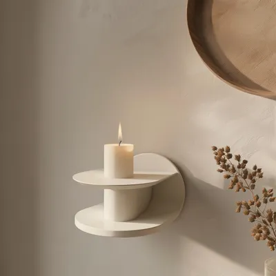 minimalistisches geometrisches Wandregal – Decords Wandregal, Produktansicht 1