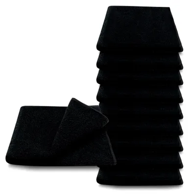 Produktbild von 10er Set Handtücher 50 x 90 cm in Schwarz