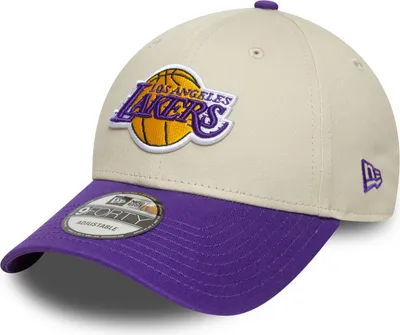 Produktbild von New Era NBA 9FORTY Colour Block Los Angeles Lakers beige/purple