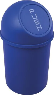 Produktbild von Abfallbehälter H375xØ214mm 6l blau HELIT