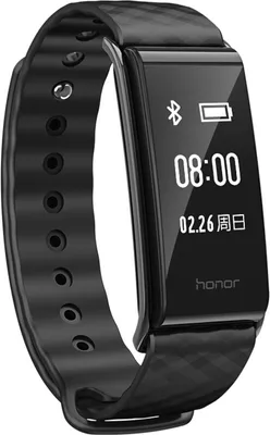 Image de Pour HUAWEI HONOR Color Band A2 Bracelet Smart Wristband Bracelet Moniteur de fréquence cardiaque sommeil Fitness Tracker IP67 Bluetooth OLED pour Android iOS Noir
