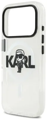 Obrázok produktu pre KARL LAGERFELD IML Karl Sketch Logo MagSafe puzdro pre iPhone 17 Pro, číre
