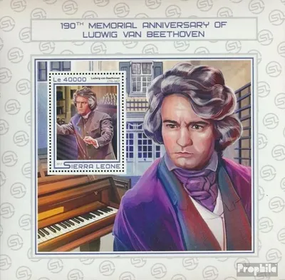 Produktbild von Briefmarken Sierra Leone 2017 Mi Block 1230 (kompl. Ausg.) postfrisch Ludwig van Beethoven