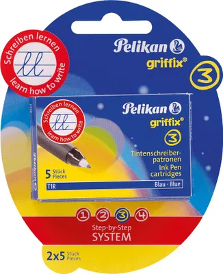 Produktbild von 10er Tintenschreiberpatronen blau
