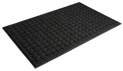Produktbild von Fußmatte 80x50cm schwarz Fußabtreter Türmatte Vorleger Schmutzfangmatte Fußmatte