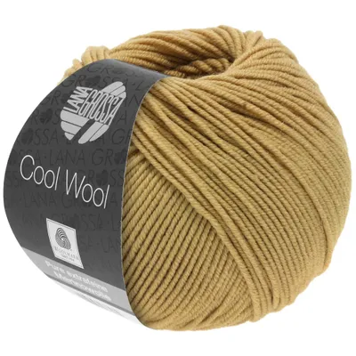 A ball of yarn with a label wrapped around it.
