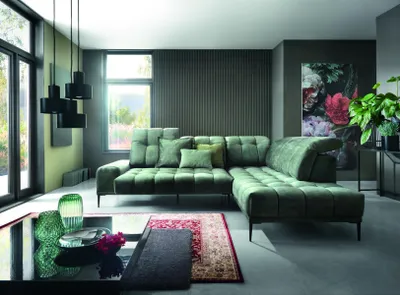 Zdjęcie produktu dla Sofa narożna nowoczesny design luksusowe sofy w kształcie litery L tkanina kanapa salon kanapy kanapy