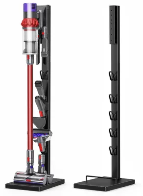 Standhalterung für Dyson-Staubsauger, schwarz, Metall