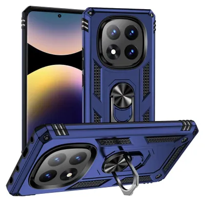 Zdjęcie produktu dla Etui na telefon komórkowy Armor Shield do Xiaomi Redmi Note 14 Pro Plus 5G Cover Ultra Hybrid Case, niebieski
