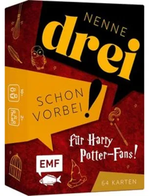Image de Jeu de cartes : Nommez-en trois - c'est déjà fini ... pour les fans de Harry Potter