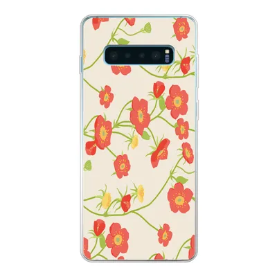 Produktbild von MuchoWow® Handyhülle Schutzhülle Hülle für Samsung Galaxy S10 Lite Blume - Feldblumen - Muster Silikon Softcase Handy Hülle - Schutz