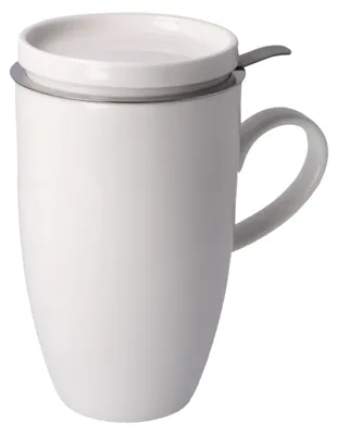 Produktbild von Kaiser weiß Teetasse mit Deckel und Sieb