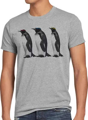 Produktbild von style3 3 Penguin Sheldon Herren T-Shirt Pinguin