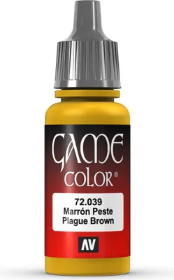 Game Color Acrylfarbe Vallejo 72039 Plague Brown 17ml Miniatur Farbe