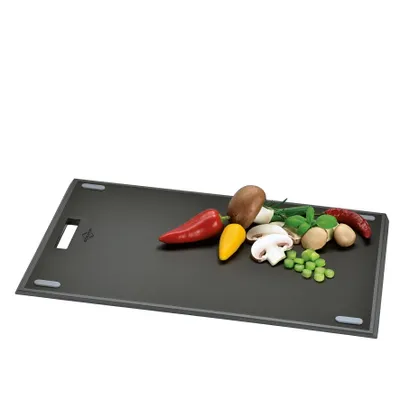Produktbild von Küchenprofi Schneidbrett PRIMUS M, schwarz/grau